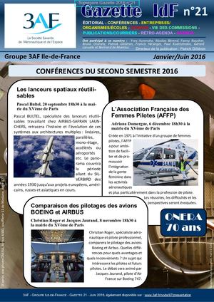 Gazette 2016-1 n°21 3AF-IdF
