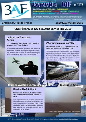 Gazette 2019-2 n°27 3AF-IdF