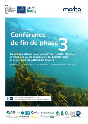 Life IP Marha Conférence de fin de phase 3 - Anglet octobre 2023