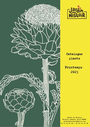 Catalogue 2023- Jardin du Nistoir