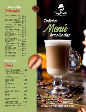 Menu Gil y Sáez Soy Mario Café®