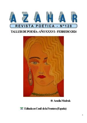 REVISTA POÉTICA AZAHAR CIENTO VEINTE Y OCHO
