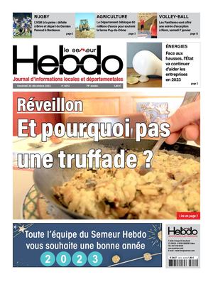Le Semeur Vendredi 30 Décembre 2022 Fait