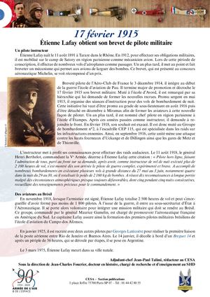 17 Février 1915 Lafay
