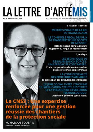 LETTRE ARTEMIS N°29 - Trimestre 4 2023