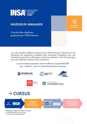 Double diplôme Ingenieur-Manager 2024