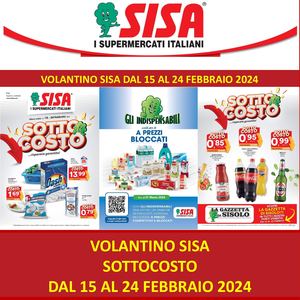 Volantino SISA Marsala dal 15 al 24 Febbraio 2024