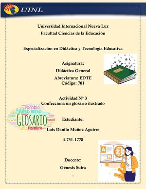 Actividad N° 3 Glosario Ilustrado