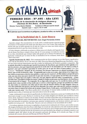 Atalaya Febrero Nº 495 Año 2024
