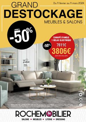 Rochemobilier Destockage Depliant