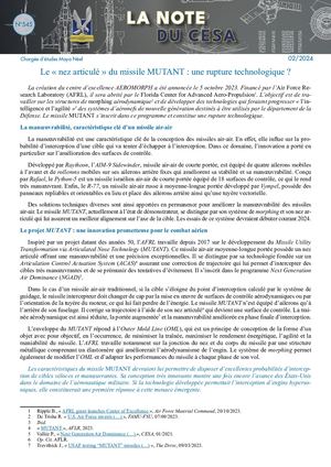 LA NOTE DU CESA N°545
