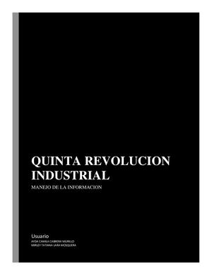 Quinta revolucion industrial