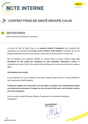 Note Dispense Mutuelle 2024