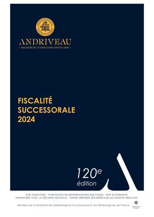 PLaquette fiscale 2024 Andriveau