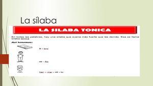 La Sílaba