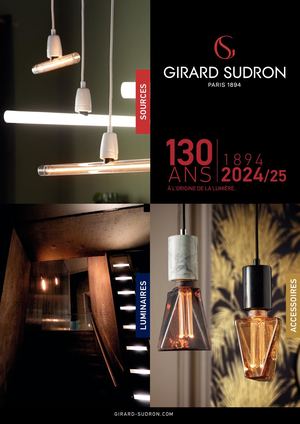 Catalogue Girard Sudron 130 ans 2024/25 GSA/GSB