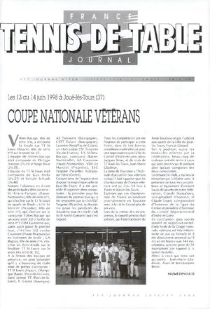 1998 07 N°700 FFTT JOURNAL