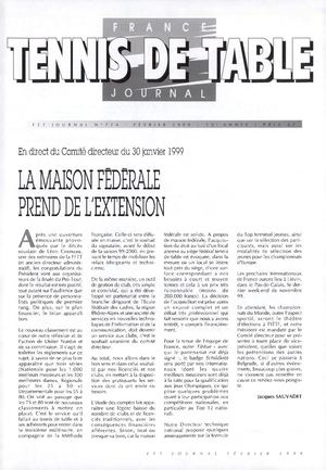 1999 02 N°714 FFTT JOURNAL