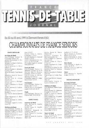 1999 05 N°720 FFTT JOURNAL