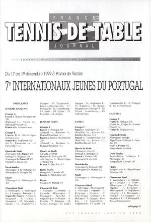 2000 01 N°735 FFTT JOURNAL