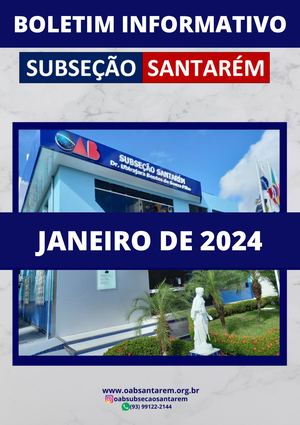 Boletim Informativo OAB Santarém Janeiro de 2024