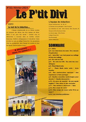 Le P'tit Divi n°32