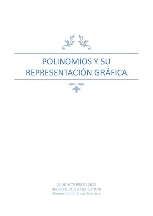 Secuencia didáctica sobre polinomios