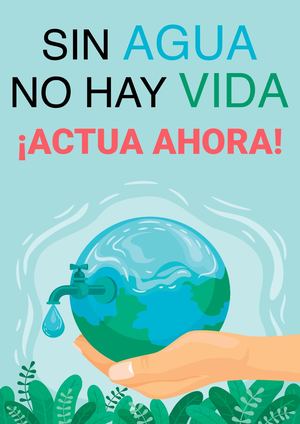 Sin agua, no hay vida