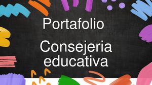 Portafolio Consejeria Educativa