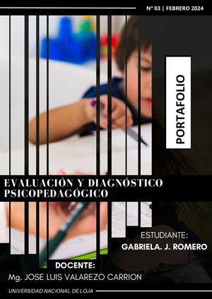 Evaluacion Y Diagnostico Portafolio U#3