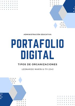 Documento A4 Portada Informe De Resultados Corporativo Azul Blanco