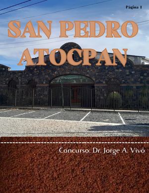 Revista San Pedro Atocpan 2023