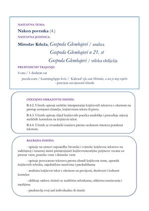 Miroslav Krleža, Gospoda Glembajevi