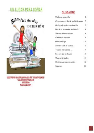 Número I Revista Un Lugar Para Soñar