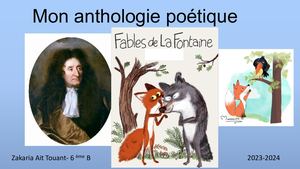 Anthologie poétique, Fable de la Fontaine
