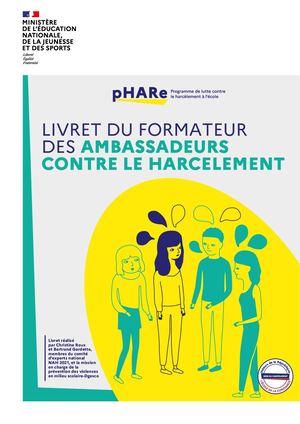 LIVRET DU FORMATEUR DES AMBASSADEURS CONTRE LE HARCELEMENT