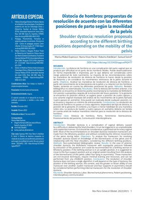 Distocia De Hombros Pdf