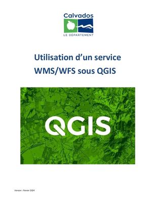 Utilisation d'un service WMS WFS sous Qgis