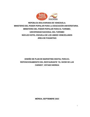 Informe N°1780 Pasantia Administrativa Trabajo De Grado 2023