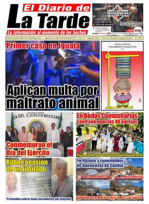 9781 Diario De La Tarde 19 De Febrero De 2024