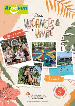 Aroéven Normandie Séjours Été 2024