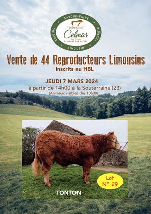 Catalogue de Vente de Jeunes Mâles Reproducteurs 7-3 -2024
