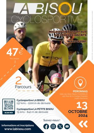 Flyer Cyclosportive La Bisou