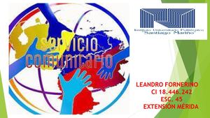 Act 5 Proyecto Servicio Comunitario Leandro Fornerino