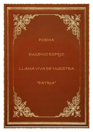 Poema Eugenio Espejo