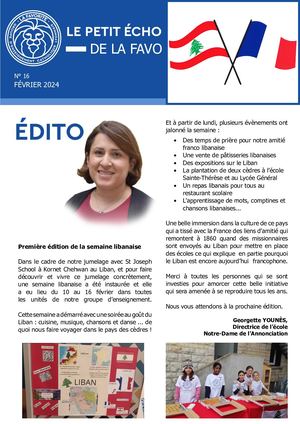 Petit Echo N°16 Février 2024