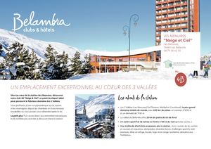 Fiche Groupes Les Menuires Neige & Ciel