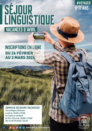 Séjour linguistique - Vacances de printemps 2024