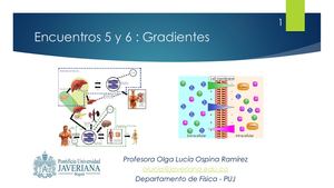 Gradientes y fuerzas impulsoras