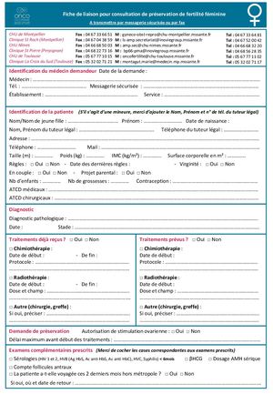 Fiche De Liaison Féminine - VF